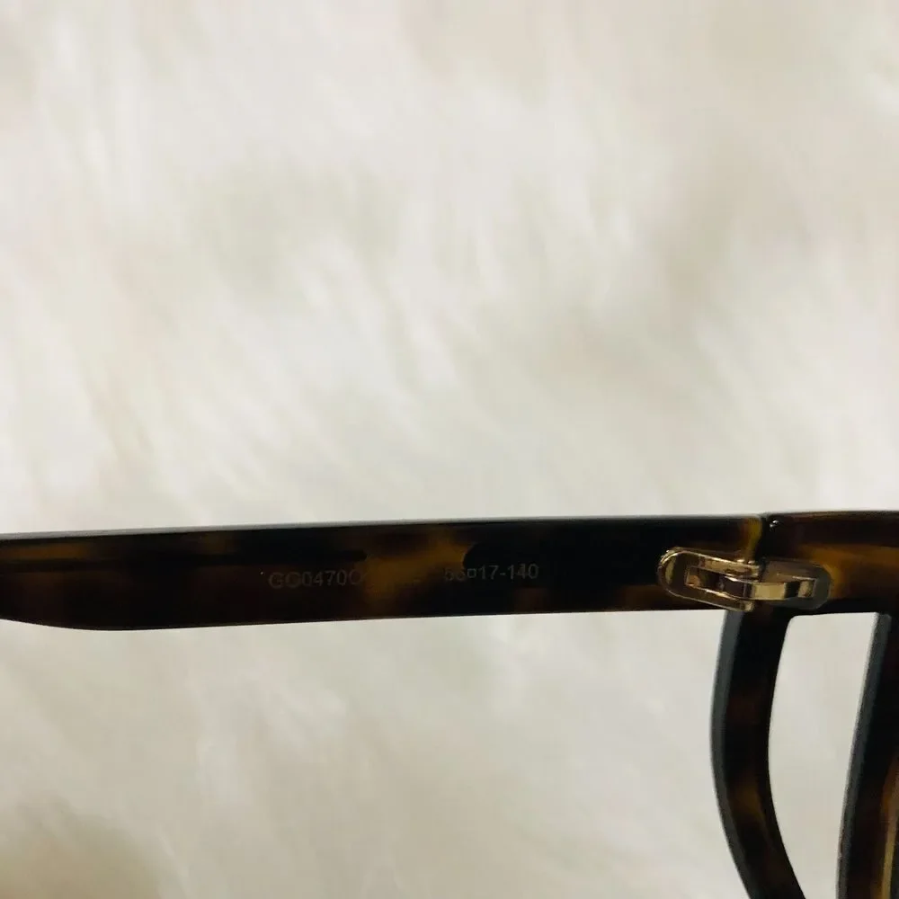 Gucci Fashion Rectangle Optical Glasses Brown‎ Black One Size
